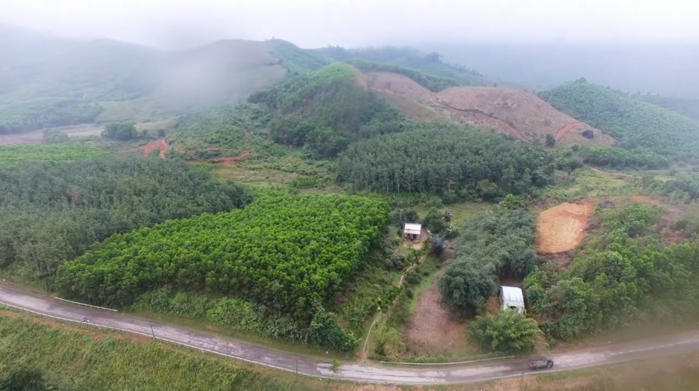 Lô đất 2 mặt tiền vị trí có 1 không 2, đồi chè Đông Giang